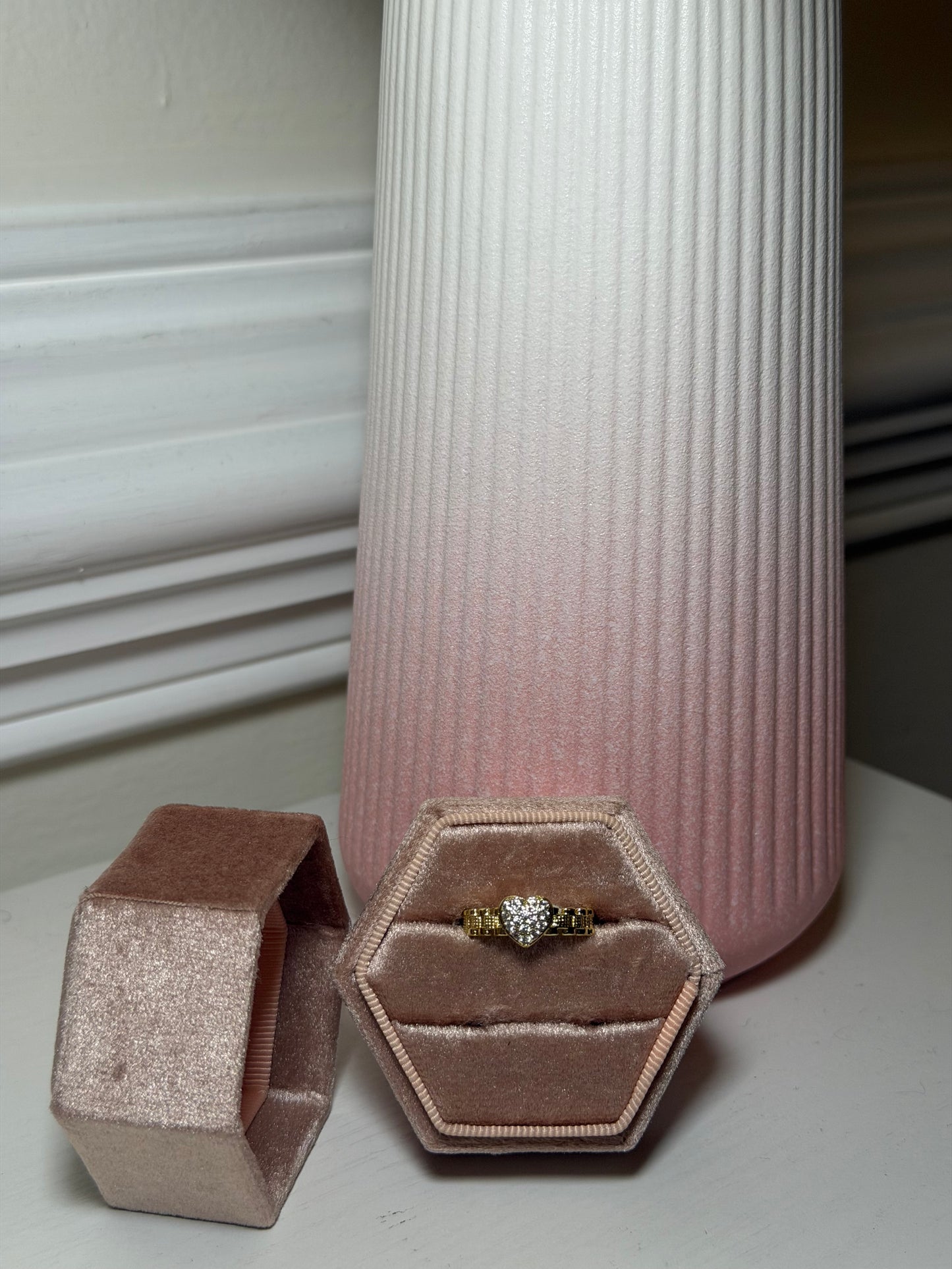 Mini Heart Rolex Ring