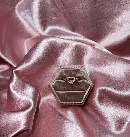 HEART OF DIAMONDS RING