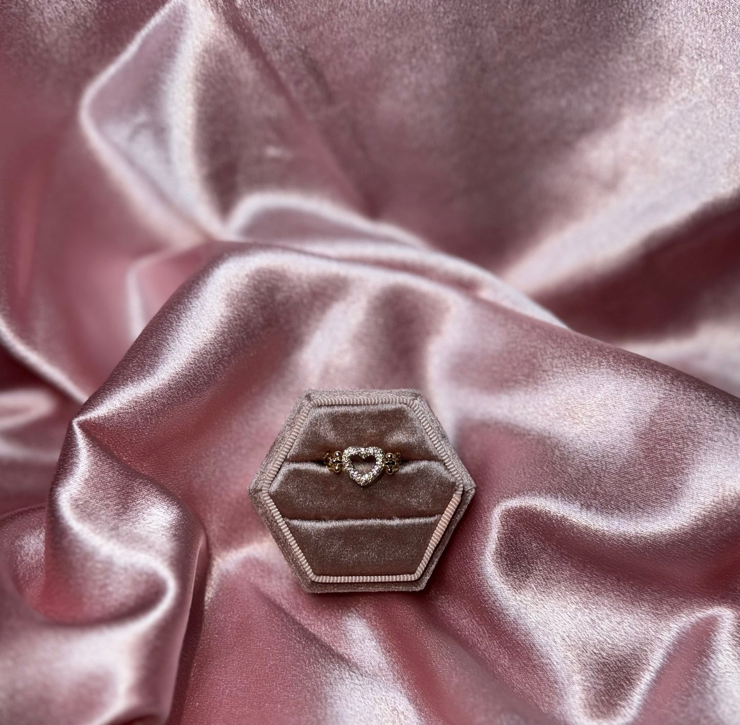 HEART OF DIAMONDS RING