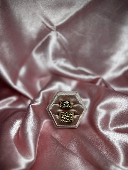 WOMEN & MEN NUGGET RING