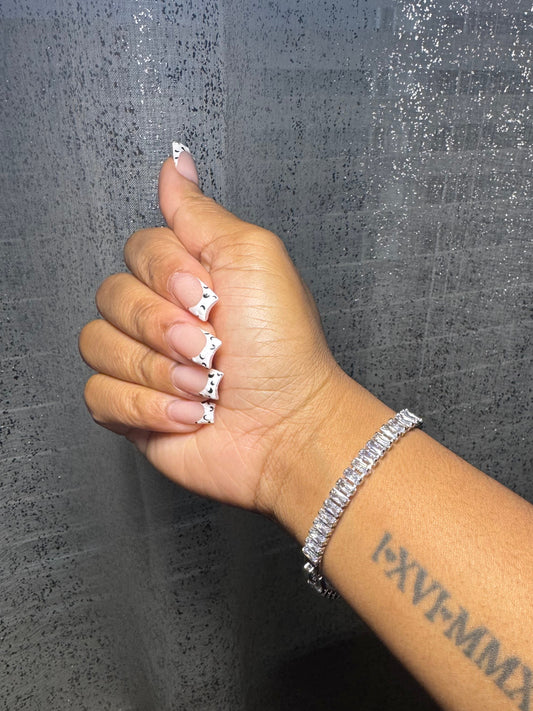 Silver Diamond Bracelet