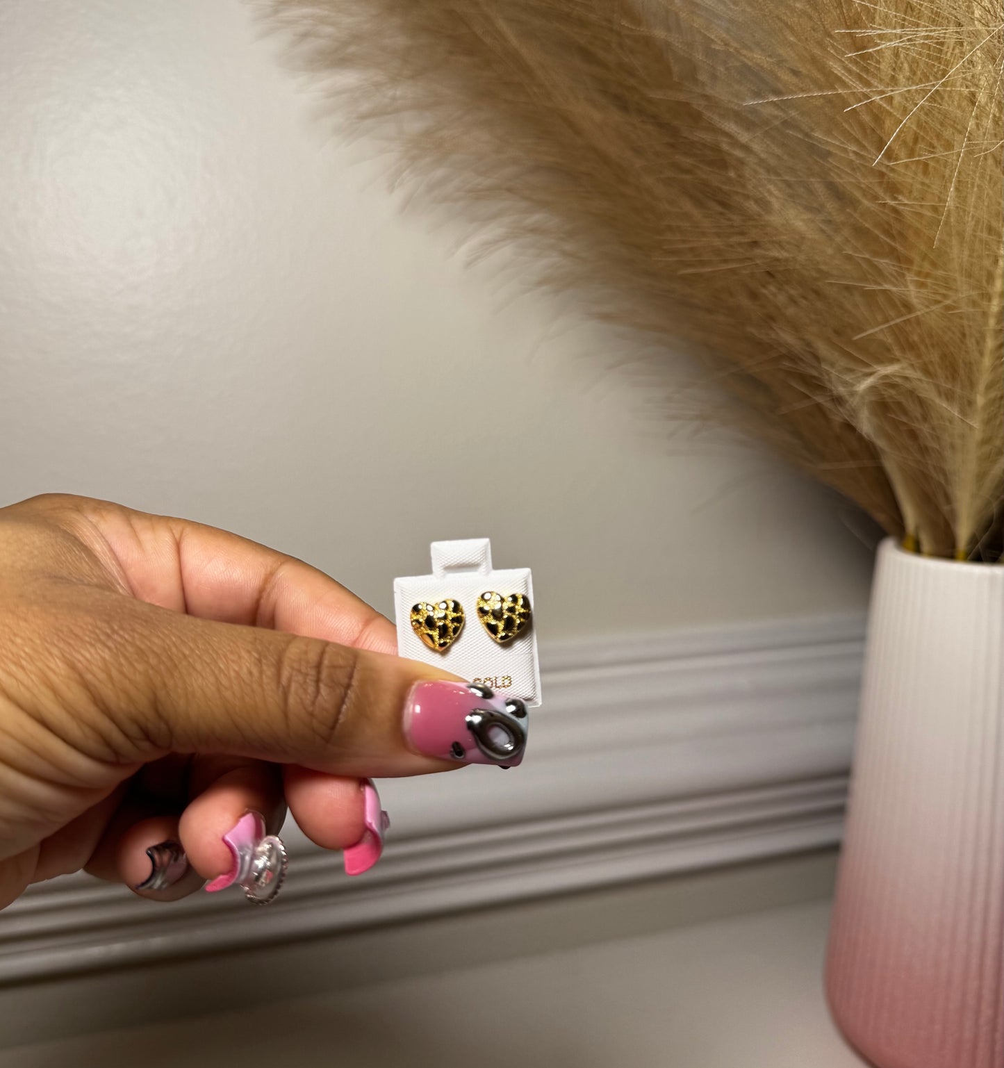 Heart Nugget Studs