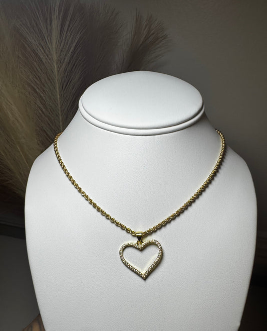 Bling Heart Chain