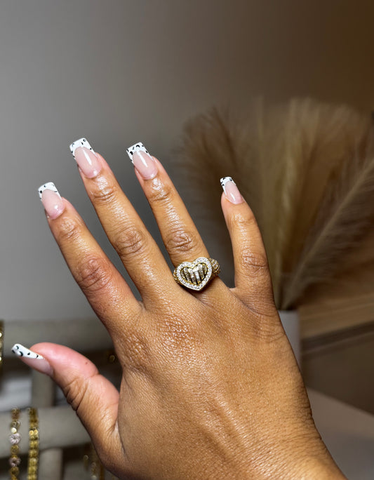 Diamond Heart Ring